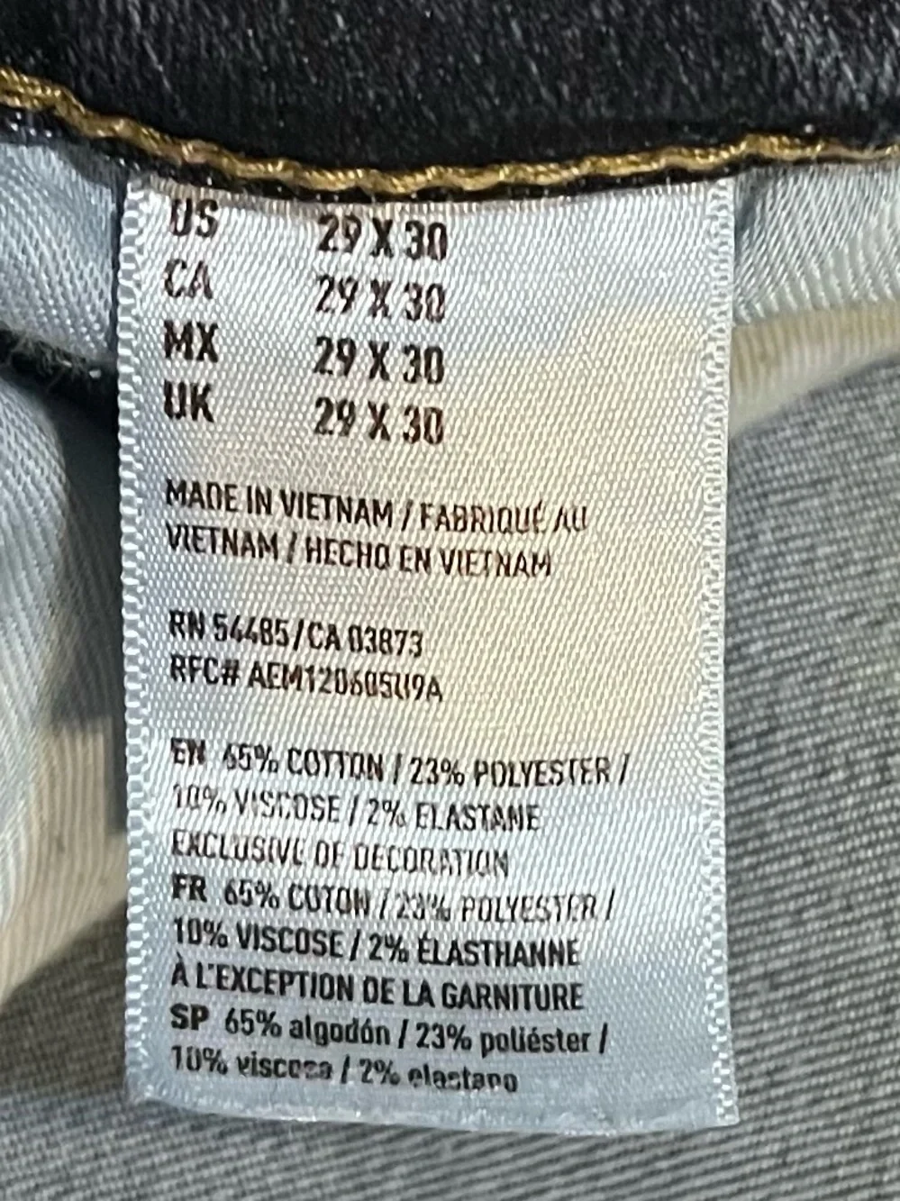 AMERICAN EAGLE Men’s Extreme Flex Slim Fit Dark Wash Blue Denim Jeans 29